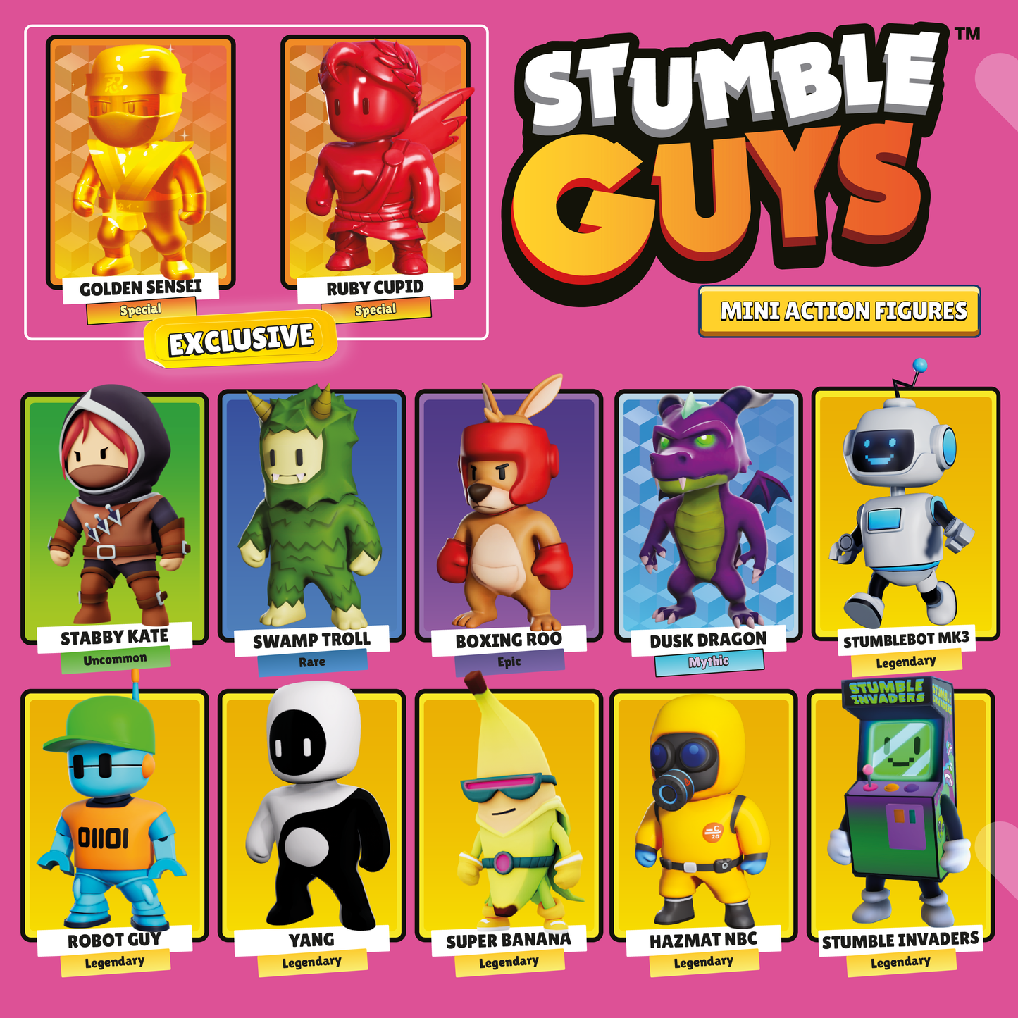 Official Stumble Guys Action Figures S2