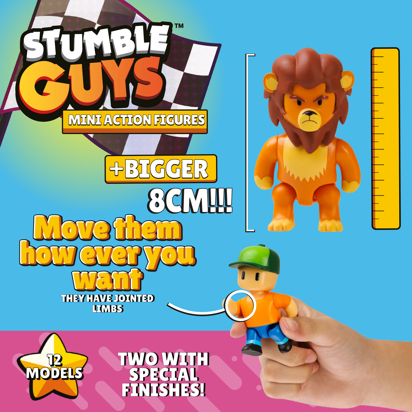 Mini Figuras de Ação Stumble Guys®