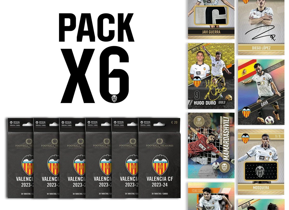 Pack x6 (Sealed) Idols Edition - VCF | Valencia Club de Fútbol Official Collection